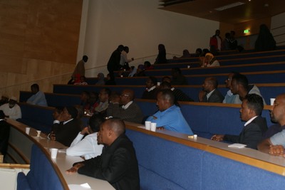 Somali Community in Oslo were gathered in the Hall Conference and listening carefully our speeches.