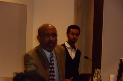 Professor Ahmed Ismail Samatar came here in Bergen On 6th October, 2011.